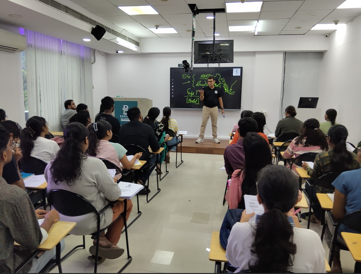 GS Foundation Offline at Bariar's IAS Academy